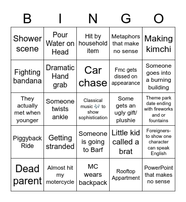 K-Bingo - no3 Bingo Card