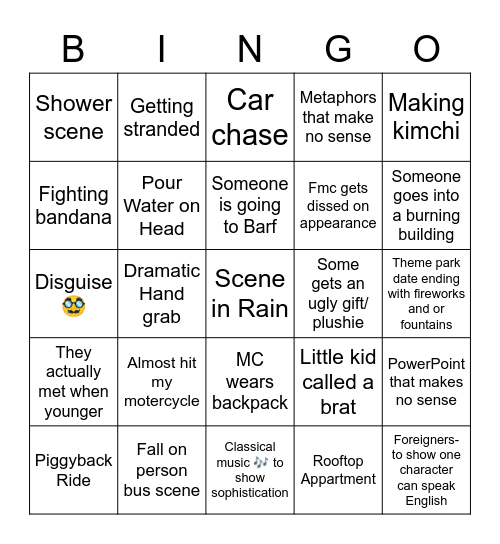 K-Bingo - no3 Bingo Card