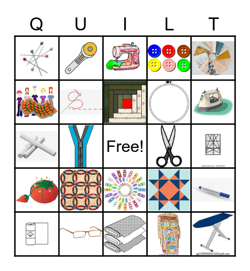 Q.U.I.L.T. of NW Arkansas Bingo Card