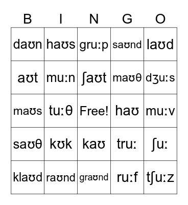 Day 7 Phonetic Alphabet Bingo Card