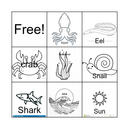 A Hole in the Bottom of the Sea Bingo Card