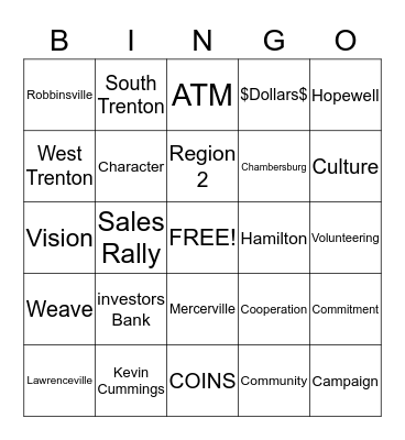 Master Mind Bingo Card