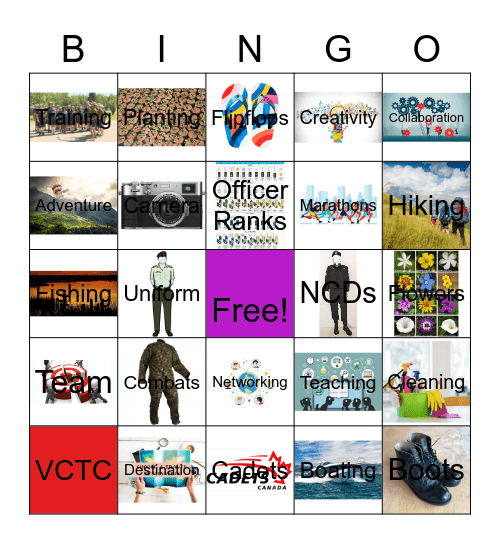 Staff VCTC Summer Bingo Card