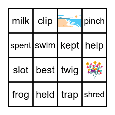 Blends Bingo Card