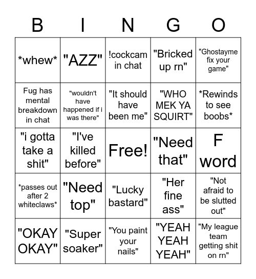 Vinemas Bingo Card