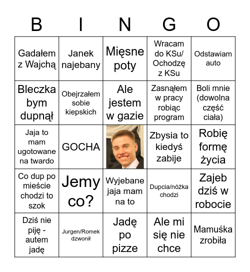 BINGO ZOMBEK Bingo Card