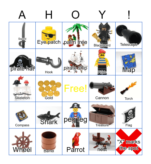 𝙿𝚒𝚛𝚊𝚝𝚎 𝙱𝚒𝚗𝚐𝚘! Bingo Card