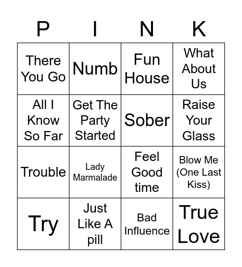 THIS IS Bingo Card