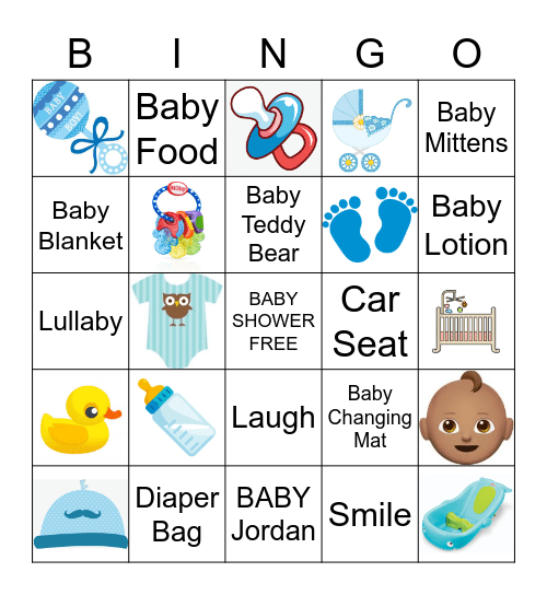 BABY SHOWER BINGO Card