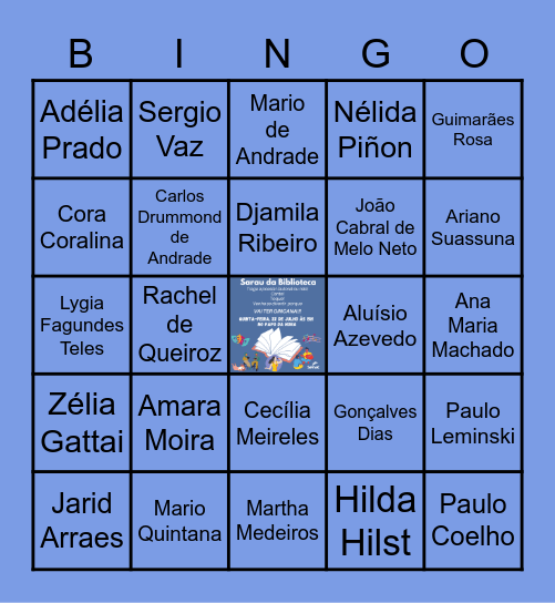 BINGO LITERÁRIO Bingo Card