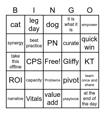 Wiki-Wiki-Wiki-BINGO! Bingo Card