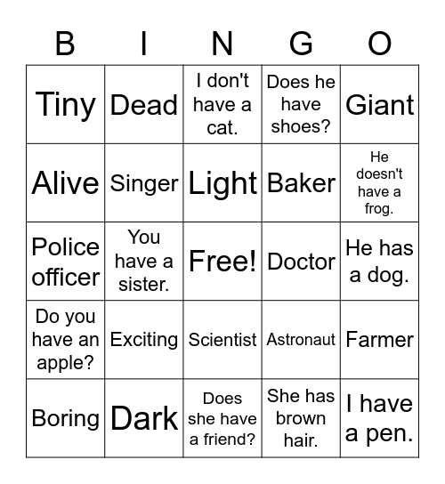 This Week Bingo Card