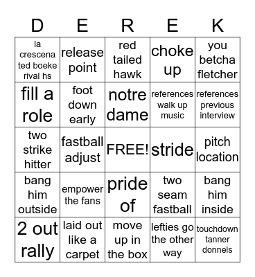 BROADCAST BINGO Card