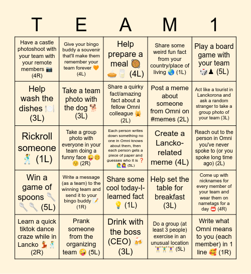 Lanckorona Bingo 2021 Bingo Card