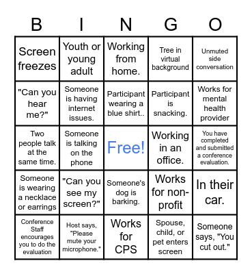 TxSOC-CRCG NETWORKING BINGO Card