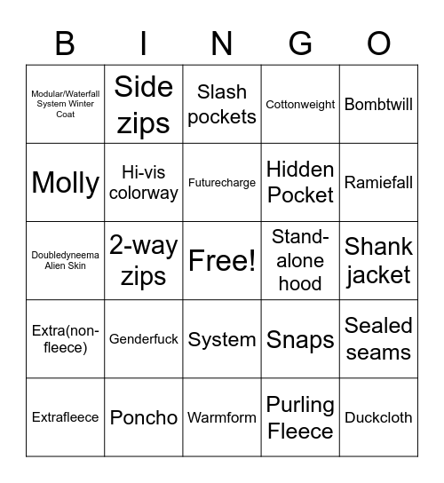 Ideas For Fall Bingo Card