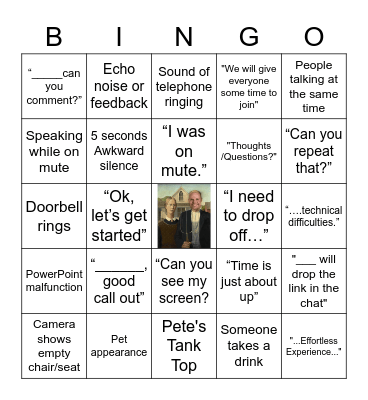 Conference call Bingo Card