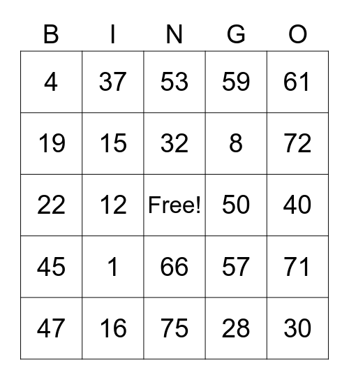 FESTA DO PADROEIRO Bingo Card