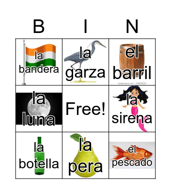 Loteria Mi Pueblito Bingo Card