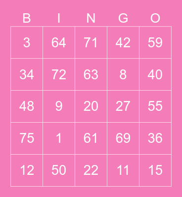 Cepa Cakep Bingo Card