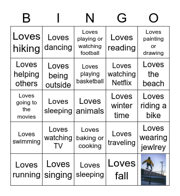 Find Someone Who... Bingo Card