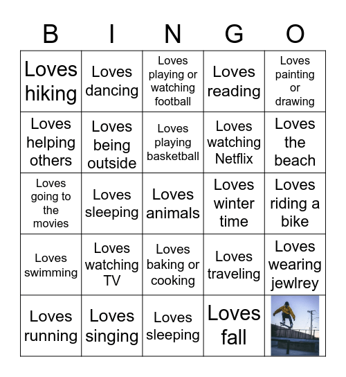 Find Someone Who... Bingo Card