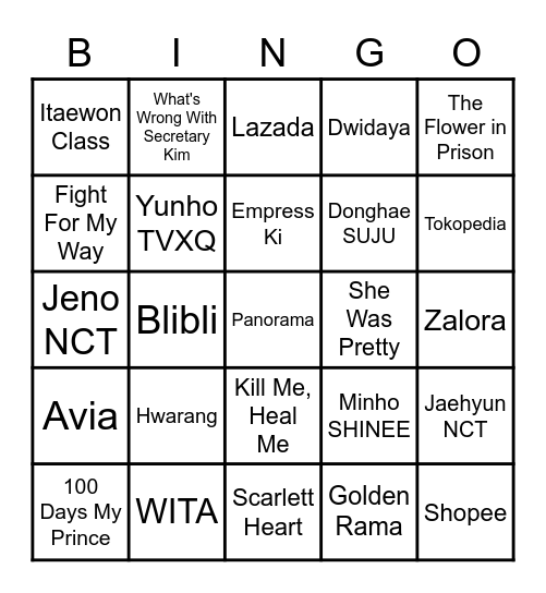 Random Bingo Card