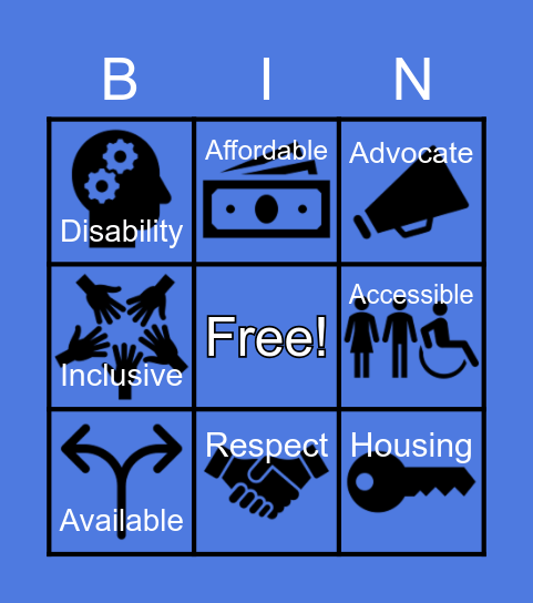 Housing Day 1 Bingo Card