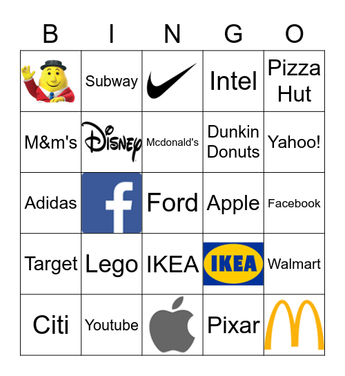 LOGO BINGO Card