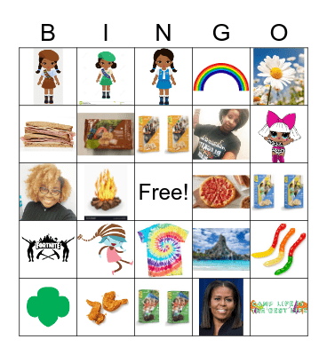 Girl Scout Bingo Card