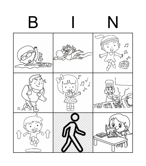 WHAT CAN I DO? Bingo GO! Bingo Card