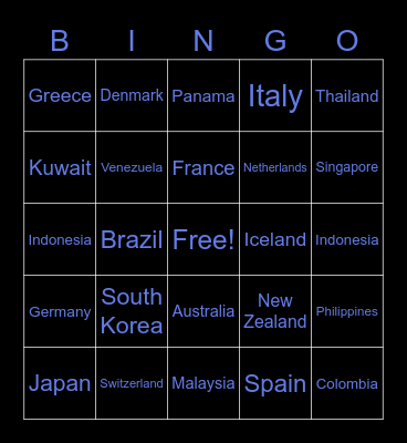 Kyuni's Bingo Card