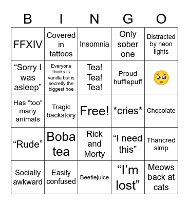 Ruby isms Bingo Card