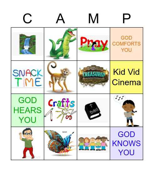 Treasured Bingo Card