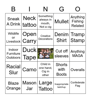 Wild Wedding Bingo Card