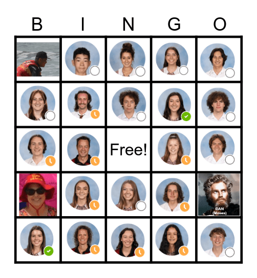 VET BINGO Card