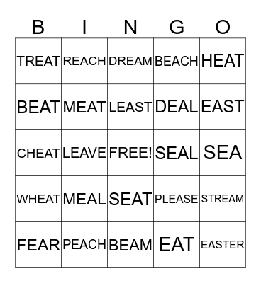 EA BINGO Card