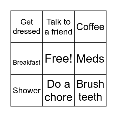 Today Bingo Card