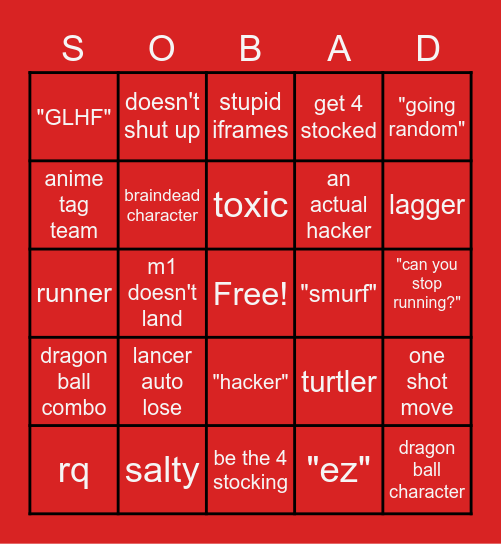 ABA Bingo Card