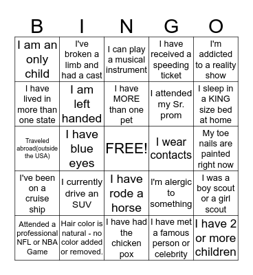 Inside Sales Health Care Bingo Card