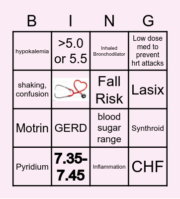 NR 324 Bingo Card