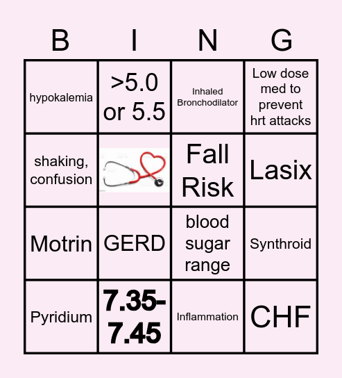 NR 324 Bingo Card