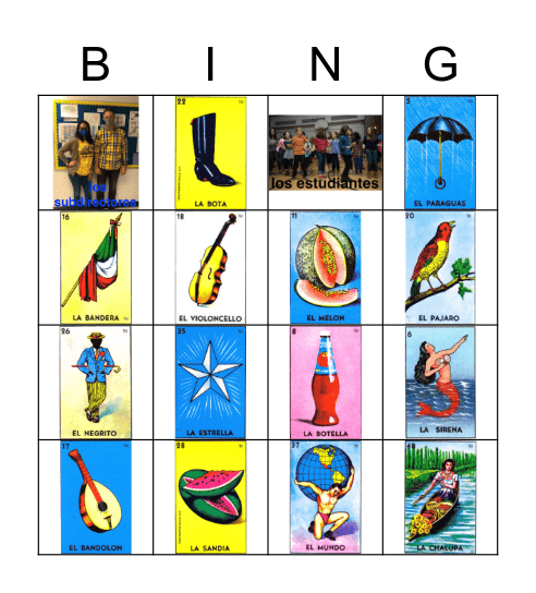 Disney 2 Loteria Bingo Card