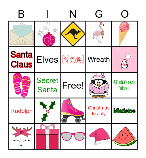 Christmas in July Bingo! Bingo Card