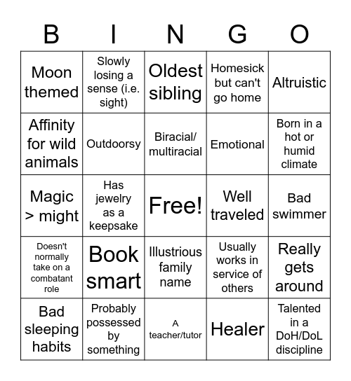 Lev Bingo Bongo Bingo Card