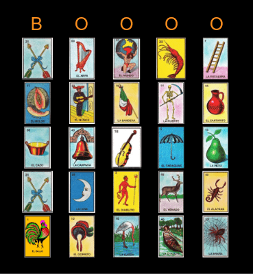 HAUNTED LOTERIA Bingo Card