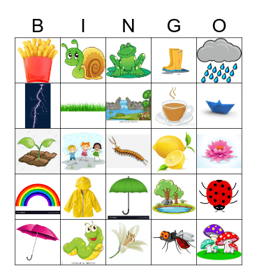 UC KINDIES MONSOON CARNIVAL Bingo Card