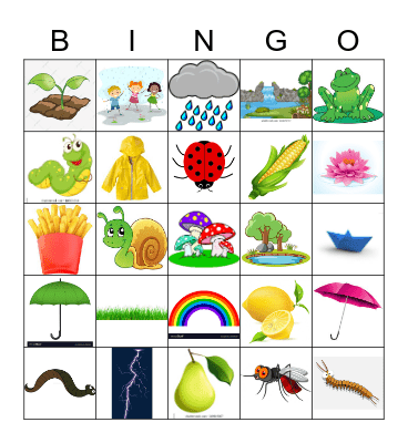 UC KINDIES MONSOON CARNIVAL Bingo Card