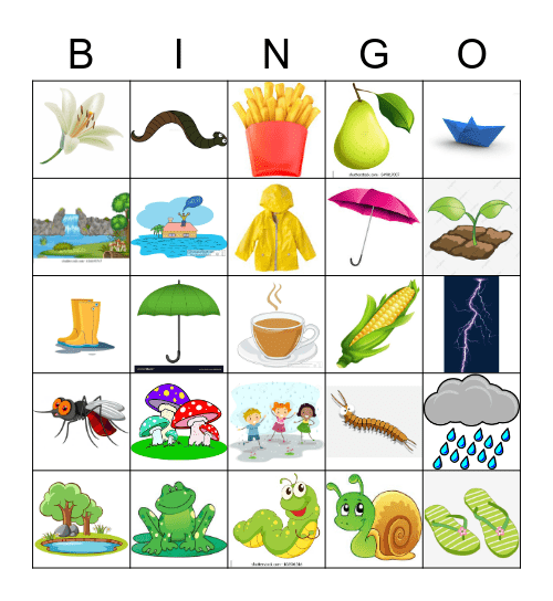 UC KINDIES MONSOON CARNIVAL Bingo Card