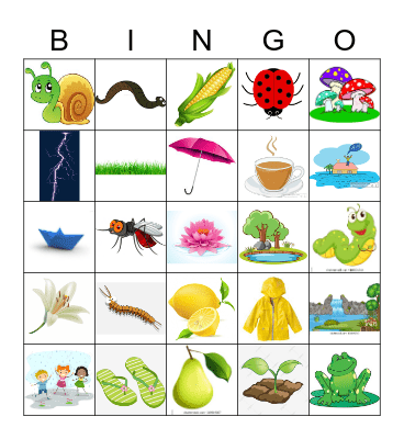 UC KINDIES MONSOON CARNIVAL Bingo Card